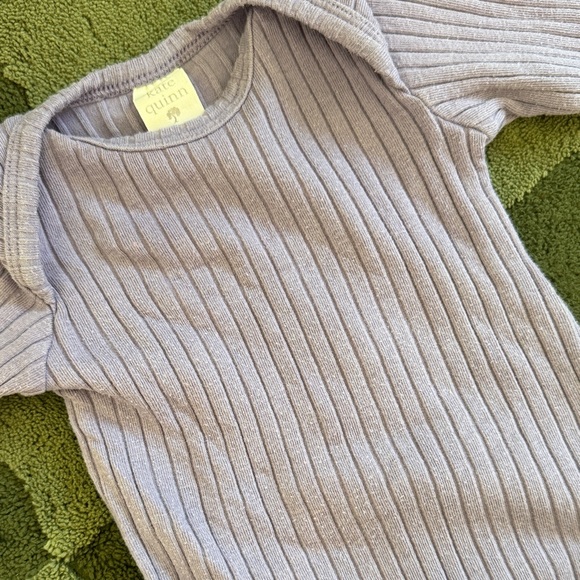 Purple Ribbed Kids One Piece - Picture 2 of 5